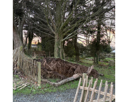 Damage from Storm Goretti