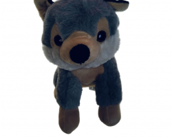 Petjes Ecombacks Grey Wolf Sitting 20cm