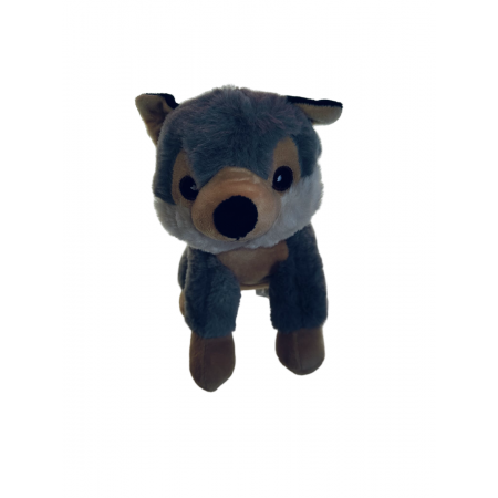 Petjes Ecombacks Grey Wolf Sitting 20cm