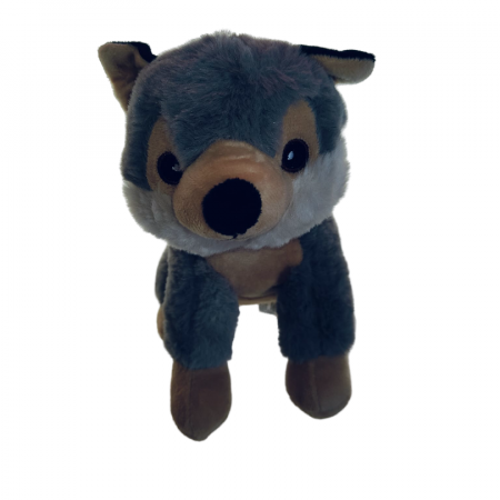 Petjes Ecombacks Grey Wolf Sitting 20cm