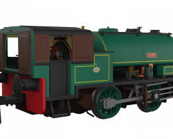 Port of Bagnall's - TWIN PACK - Lined Dark Green (DCC Sound Fitted)