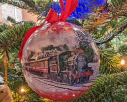 Santa Express Christmas Bauble