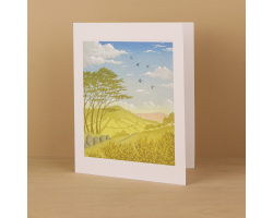 The Old Wall Greeting Card - Steve Manning