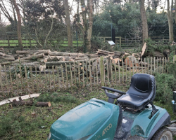 Damage from Storm Goretti