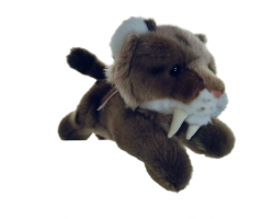 Petjes Cubsy Smilodon lying 24cm