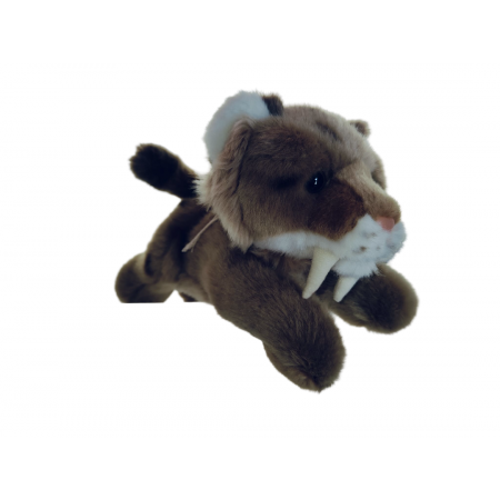Petjes Cubsy Smilodon lying 24cm