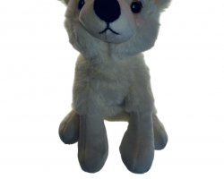 Petjes Ecombacks White Wolf Sitting 20cm