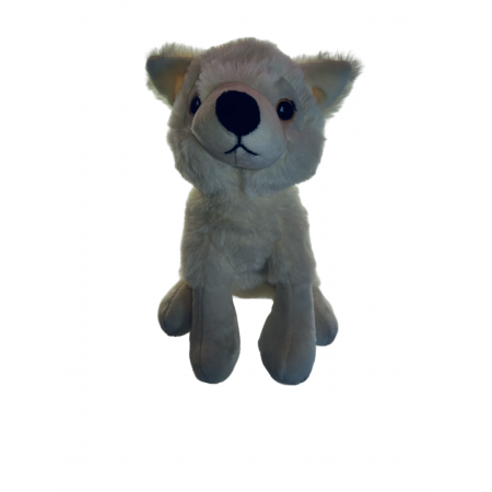 Petjes Ecombacks White Wolf Sitting 20cm