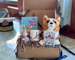 Royal Corgi Hamper with Two Admissions Tickets