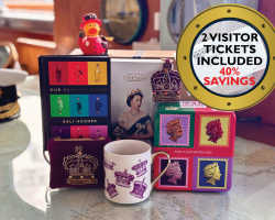 Queen and Crown Hamper with Two Admissions Tickets