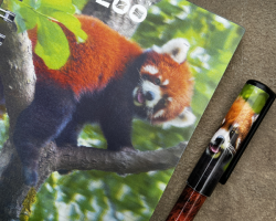 3D Red Panda Notebook