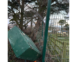 Damage from Storm Goretti