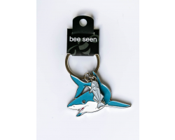 Shark Keyring with Charm
