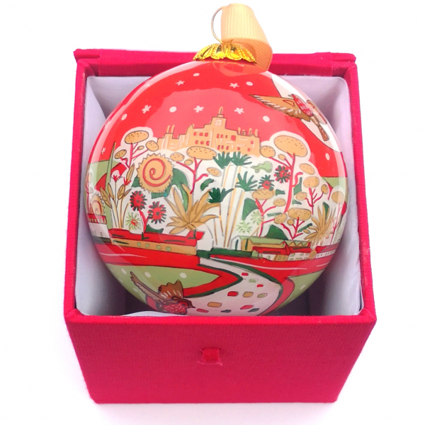 Christmas In St. Michaels 2022 Jennifer Armitage Red Christmas Bauble Christmas In St. Michaels 2022 Jennifer Armitage Red Christmas Bauble