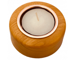 Mulberry Tree Hand Turned Candle Holder