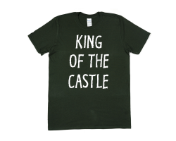 King of The Castle - Adult T-Shirt - Forest Green - Medium