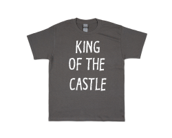 King of The Castle - Adult T-Shirt - Charcoal - Large