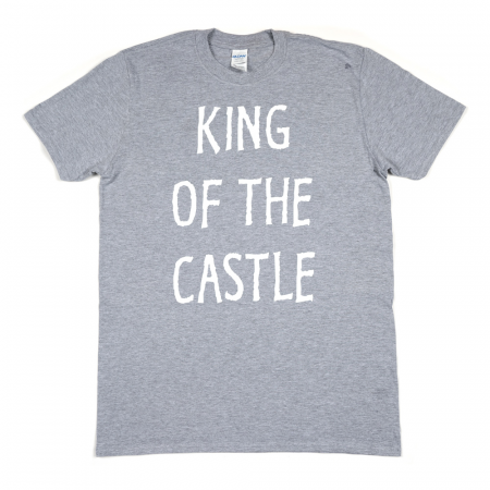 King of The Castle - Adult T-Shirt - Sport Grey - Small