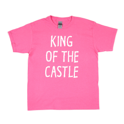 King of The Castle - Youth - T-Shirt - Azalea (Pink) - XS