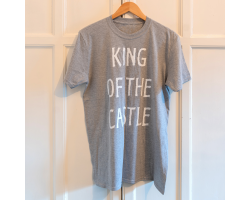 King of The Castle - Adult T-Shirt - Sport Grey - XXL