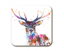 Stag Coaster by Katherine Williams