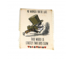 Alice in Wonderland "No Wonder You're Late" Magnet