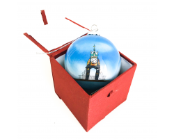 Chester Eastgate Clock and Rows Glass Bauble