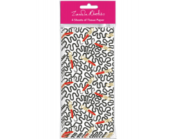 Zandra Rhodes Lipstick Wiggle tissue paper