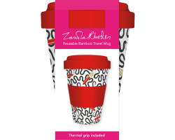 Zandra Rhodes Lipstick Wiggle coffee cup