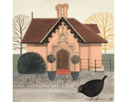 Lurking at the Lodge greetings card