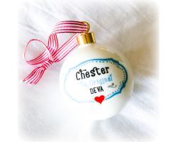 Chester "The Original Deva" Bone China Bauble