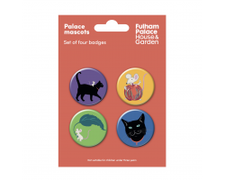 Palace mascots – set of four badges
