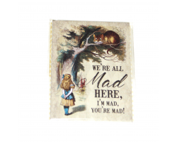 Alice in Wonderland "We're All Mad Here" Magnet
