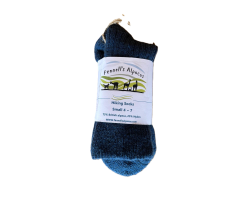 Alpaca Hiking Socks- Dark Blue MEDIUM