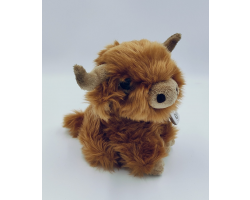 Petjes Glitter Eye Highland Cow 20cm