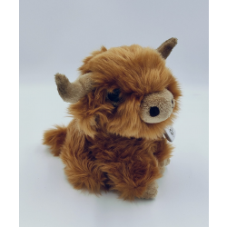 Petjes Glitter Eye Highland Cow 20cm