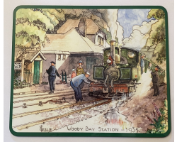 Eric Leslie Placemat: Woody Bay Station 1935