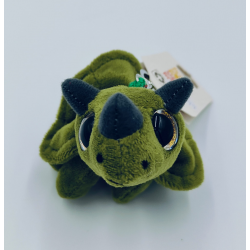 Petjes Glitter Eyes Keychain Plush Triceratops 9cm