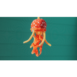 Zappi Jellyfish (Red) - Soft Toy