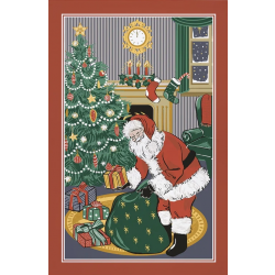 The Night before Christmas Tea Towel