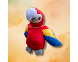 Mini Zappi Plush Parrot