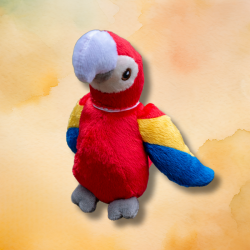 Mini Zappi Plush Parrot