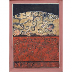 Artwork I - Primal Landscape 2 by Sandra Hill