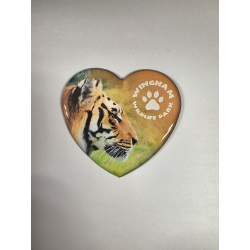 WWP Heart Magnet - Tiger