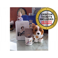 Queen and Corgi Hamper with Two Admissions Tickets