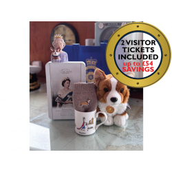 Queen and Corgi Hamper with Two Admissions Tickets