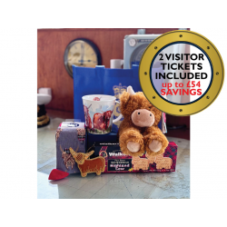 Highland Cow Hamper with Two Admissions Tickets
