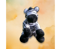 Mini Zappi Plush Zebra