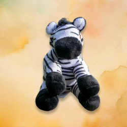 Mini Zappi Plush Zebra