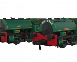 Port of Bagnall's - TWIN PACK - Lined Dark Green (DCC Ready)